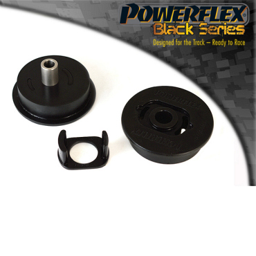 Powerflex für Renault Megane II inc RS 225 + R26 + Cup (2002 - 2008) Motoraufnahme hinten unten PFF60-524BLK Black Series