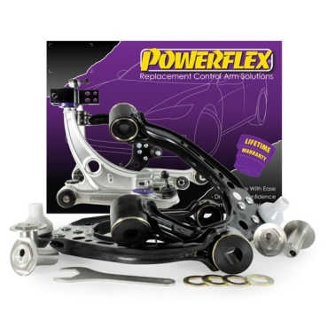 Powerflex Buchsen vorderer oberer Querlenker inkl. Buchsensatz, Sturz einstellbar für Tesla Model S (2012-)