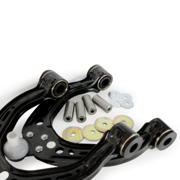 Preview: Powerflex Buchsen vorderer oberer Querlenker inkl. Buchsensatz für Tesla Model S (2012-)