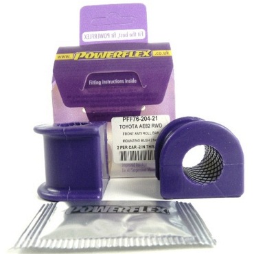 Powerflex für Toyota Corolla AE86 RWD Stabilisator vorne innen an Fahrgestell 21mm PFF76-204-21