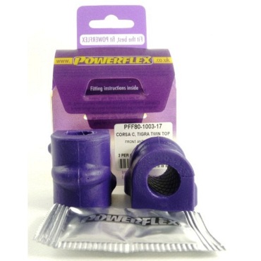 Powerflex for Opel Corsa C (2000-2006) Front Anti Roll Bar Bush 17mm PFF80-1003-17
