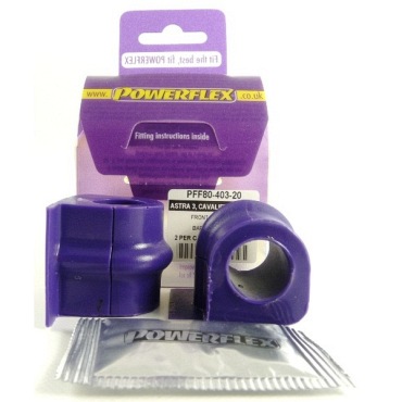 Powerflex für Opel Cavalier 2WD, Vectra A Stabilisator vorne innen an Fahrgestell 21mm PFF80-403-20