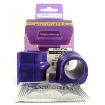 Powerflex für Opel Cavalier 2WD, Vectra A Stabilisator vorne innen an Fahrgestell 24mm PFF80-403-24