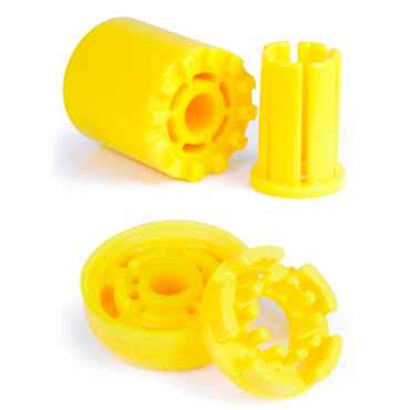 Powerflex Buchsen Motorlager vorne unten & Einsätze für VW Passat B3/B4 2WD (1988-1996)