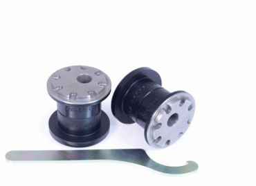 Powerflex Buchsen Vorderradaufhängung PU Buchse vorne für Sturzeinstellung für VW Jetta, Bora, Vento Mk5 1K (2005-2010) Black Series