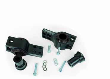 Powerflex Buchsen Vorderradaufhängung PU Buchse hinten für Nachlaufeinstellung für VW Jetta, Bora, Vento Mk5 1K (2005-2010) Black Series
