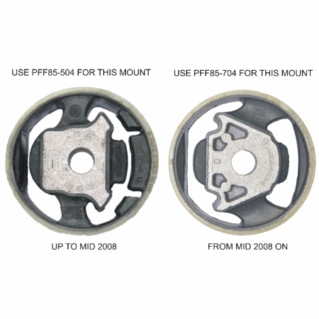 Powerflex Lower Engine Mount Insert (Large)  for VW Bora (2005-2010) Black Series