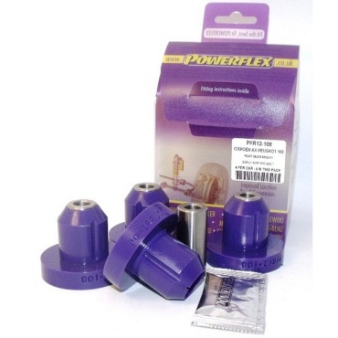 Powerflex Buchsen Fahrschemel zu Karosserie für Peugeot 106 (1991-2003)