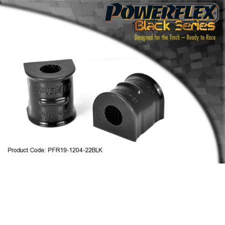 Powerflex Rear Anti Roll Bar To Chassis Bush 22mm for Volvo V40 (2012-2019) Black Series