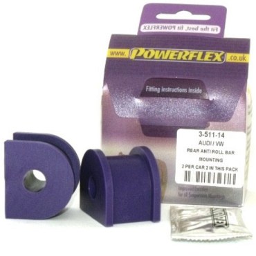 Powerflex for Skoda Octavia Mk1 Typ 1U 4WD (1996-2004) Rear Anti Roll Bar Mounting 14mm PFR3-511-14