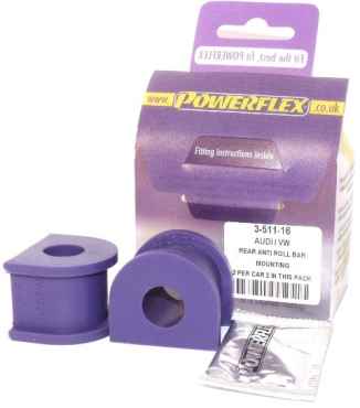 Powerflex for Skoda Octavia Mk1 Typ 1U 4WD (1996-2004) Rear Anti Roll Bar Mounting 16mm PFR3-511-16