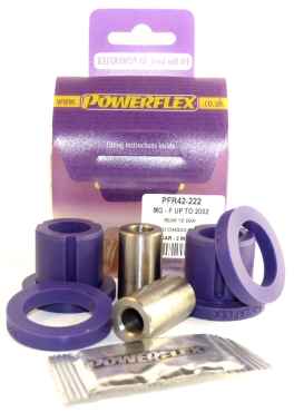 Powerflex Buchsen die Zugstrebe HA an Fahrgestell für Rover MGF (1995-2002)
