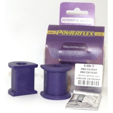 Powerflex for BMW E28 5 Series, E24 6 Series (1979 - 1989) Rear Anti Roll Bar Mounting Bush 17mm PFR5-308-17