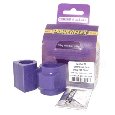 Powerflex for BMW E28 5 Series, E24 6 Series (1979 - 1989) Front Anti Roll Bar Mounting Bush 21mm PFR5-504-21