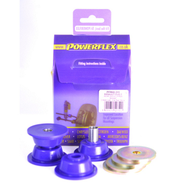 Powerflex Buchsen Stoßdämpfer oberes Stützlager hinten für Renault Clio II inc 172 & 182 (1998-2012)