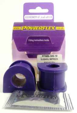 Powerflex Buchsen Stabilisator zum Fahrgestell hinten 19mm für Subaru Outback (1998-2003)