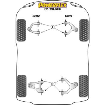 Preview: Powerflex Buchsen Querlenkerbuchsen-Einbauwerkzeug für McLaren MP4-12C (2011-2014)