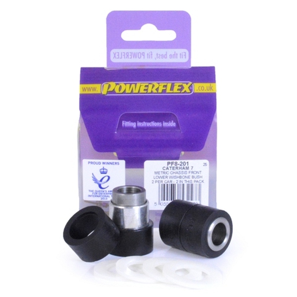 Powerflex für Caterham 7 Metric Chassis (DeDion Without Watts Linkage) DeDion A Querlenker PU Buchse (10mm Bohrung) PF8-201