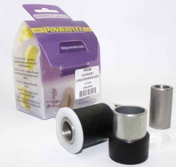 Powerflex Buchsen vordere untere Querlenkerbuchse 1/2 Bohrung für Caterham 7 (DeDion With Watts Linkage)