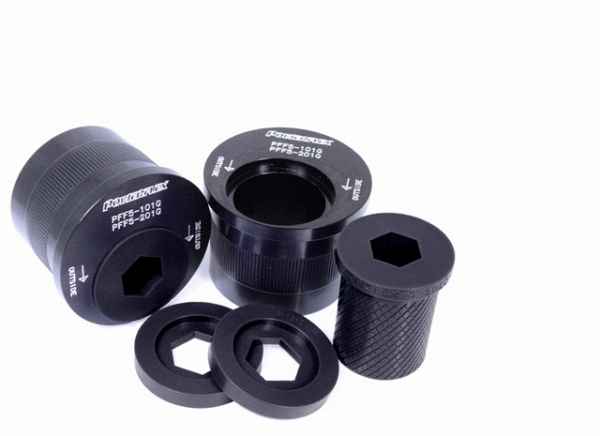 Powerflex Buchsen Querlenker vorne, hinterer Buchsensatz für 2% zusätzlichen Radnachlauf-Einstellung für Mini R56/57 Gen 2 (2006-2013) Black Series