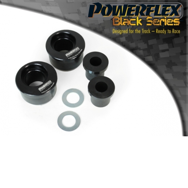 Powerflex Buchsen Querlenker hinten mit exzentrischer Bohrung für Nachlauf für BMW E30 inc M3 (1982-1991) Black Series