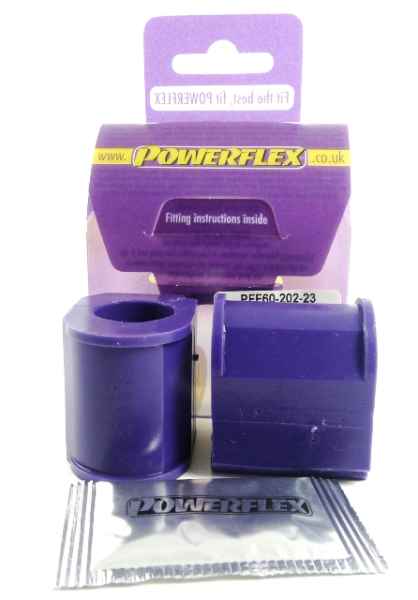Powerflex Buchsen Stabibefestigung an der Karosserie 23mm für Renault Clio I inc 16v & Williams (1990-1998)