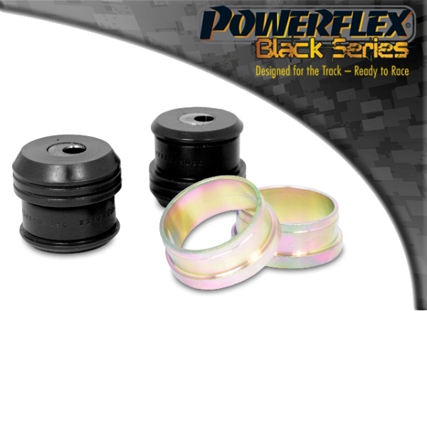 Powerflex für Renault Megane II inc RS 225 + R26 + Cup (2002 - 2008) Querlenker vorne hinten für Nachlaufeinstellung PFF60-502GBLK Black Series