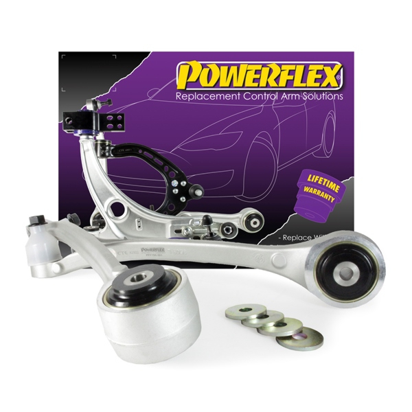 Powerflex Buchsen vorderer unterer Vorderlenker inkl. Buchsensatz für Tesla Model S (2012-)