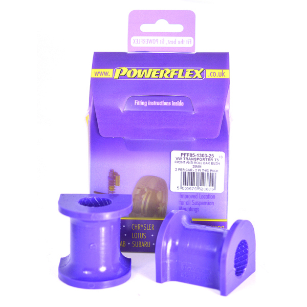 Powerflex Buchsen Stabilisator vorne 25mm für VW T6 / 6.1 Transporter (2015-)