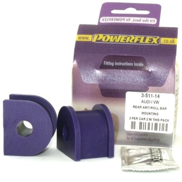 Powerflex for Skoda Octavia Mk1 Typ 1U 4WD (1996-2004) Rear Anti Roll Bar Mounting 14mm PFR3-511-14