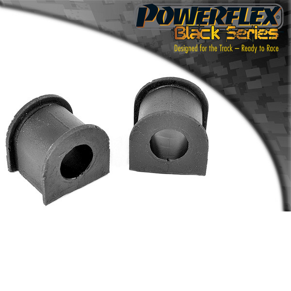 Powerflex Buchsen Stabilisator hinten 18mm für Rover 200 Coupe inc. Turbo (1992-1988) Black Series