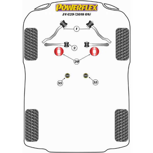 Powerflex Buchsen BMW Z4 G29 (2018-)