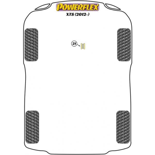 Powerflex Buchsen Cadillac XTS (2012-)