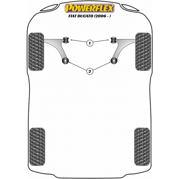 Powerflex Buchsen Fiat Ducato (2006-)