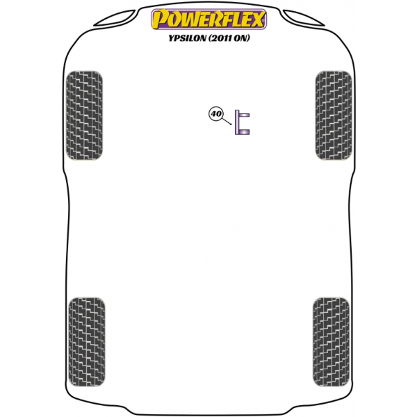 Powerflex Buchsen Lancia Ypsilon (2011-)