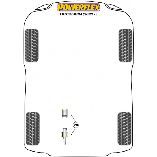 Powerflex bushes Lotus Emira (2022-)