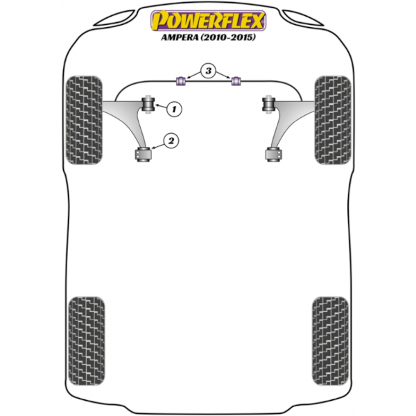 Powerflex Buchsen Opel Ampera (2010-2015)